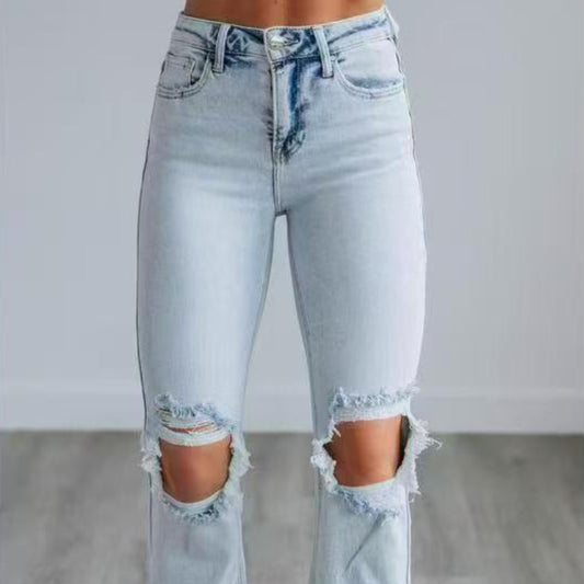 EverrLinked Ripped Denim Jeans